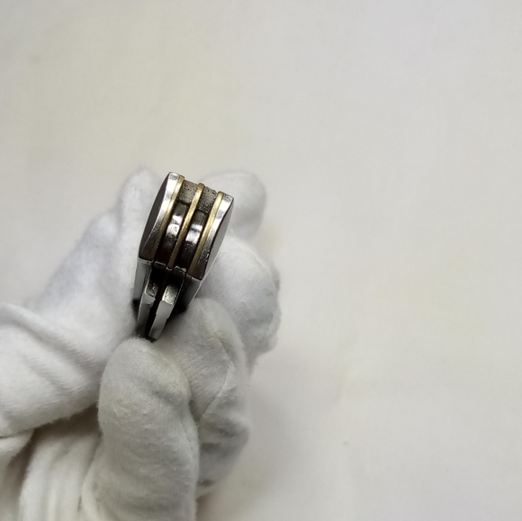 Steel Warrior 2 Blade 440 Stainless Mother of Pearl Inlay Folding Pocket Knife - Picture 11 of 15